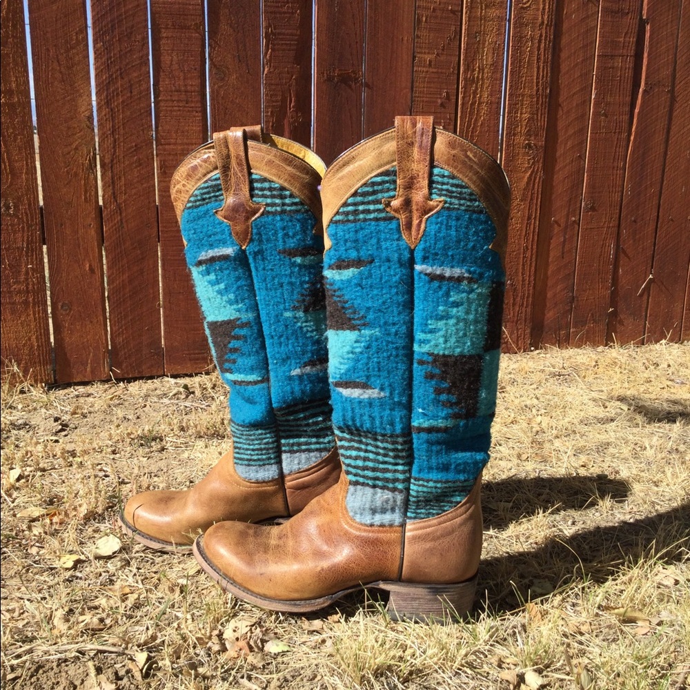 Roper Boots Womens Sz 7 Saddle Blanket Tops